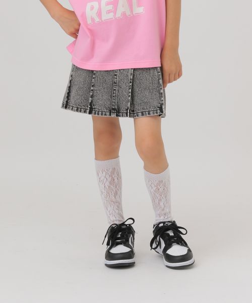 GLOBAL WORK CHEER ONデニムスカート/100-120cm展開/586525 ライトグレー キッズ グローバルワーク 586525 and ST アンドエスティ(旧ドットエスティ) GLOBAL WORK CHEER ONデニムスカート/100-120cm展開/586525 ライトグレー キッズ グローバルワーク 586525 and ST アンドエスティ(旧ドットエスティ)