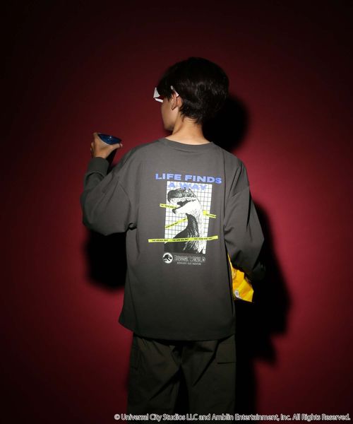 GLOBAL WORK ヘビロッTEE/ムービー長袖/キッズ/587895 チャコールグレー キッズ グローバルワーク 587895 and ST アンドエスティ(旧ドットエスティ) GLOBAL WORK ヘビロッTEE/ムービー長袖/キッズ/587895 チャコールグレー キッズ グローバルワーク 587895 and ST アンドエスティ(旧ドットエスティ)