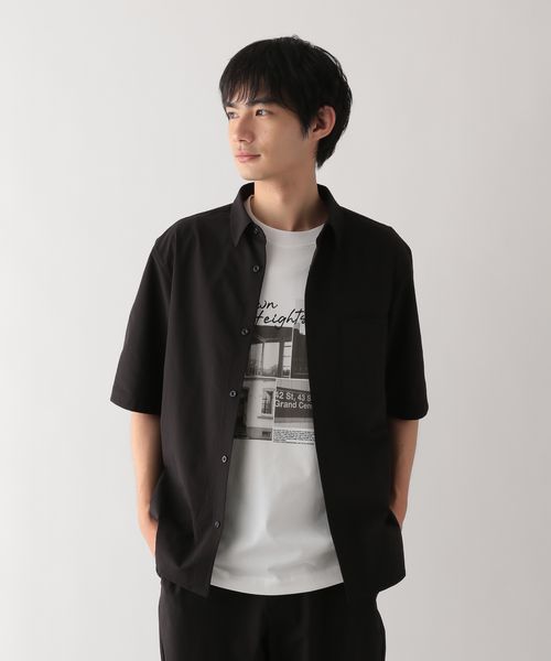 GLOBAL WORK サッカーシャツ/589875 ブラック XL メンズインナー グローバルワーク 589875 and ST アンドエスティ(旧ドットエスティ) GLOBAL WORK サッカーシャツ/589875 ブラック XL メンズインナー グローバルワーク 589875 and ST アンドエスティ(旧ドットエスティ)