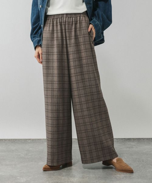 GLOBAL WORK あったかリラックスワイドパンツ/591305 レオパード S ウィメンズボトムス グローバルワーク 591305 and ST アンドエスティ(旧ドットエスティ) GLOBAL WORK あったかリラックスワイドパンツ/591305 レオパード S ウィメンズボトムス グローバルワーク 591305 and ST アンドエスティ(旧ドットエスティ)