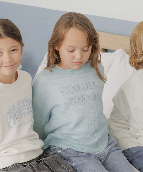 GLOBAL WORK トクトク2setモヘアニット＊T/キッズ/591492 グリーン キッズ グローバルワーク 591492 and ST アンドエスティ（旧ドットエスティ）