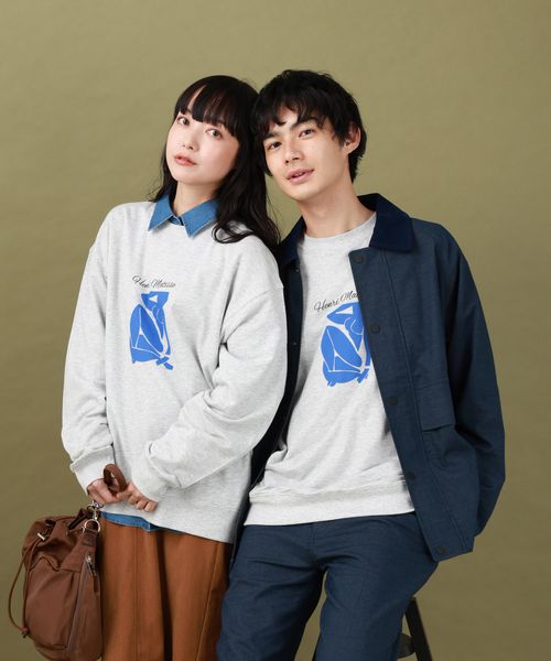 GLOBAL WORK ATELIER GLOBAL WORK/ミニ裏毛プルオーバー/591534 グレー S メンズインナー グローバルワーク 591534 and ST アンドエスティ(旧ドットエスティ) GLOBAL WORK ATELIER GLOBAL WORK/ミニ裏毛プルオーバー/591534 グレー S メンズインナー グローバルワーク 591534 and ST アンドエスティ(旧ドットエスティ)
