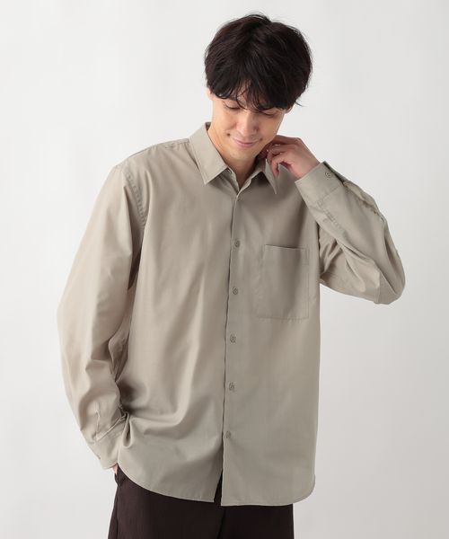 GLOBAL WORK オテラクシャツ/591772 ライトグレー M メンズインナー グローバルワーク 591772 and ST アンドエスティ(旧ドットエスティ) GLOBAL WORK オテラクシャツ/591772 ライトグレー M メンズインナー グローバルワーク 591772 and ST アンドエスティ(旧ドットエスティ)