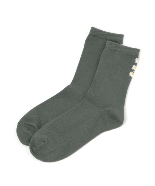 GLOBAL WORK お好きなソックス3足で990円/バックフラワーポイントソックス/592738 グレー FREE ウィメンズグッズ グローバルワーク 592738 and ST アンドエスティ(旧ドットエスティ) GLOBAL WORK お好きなソックス3足で990円/バックフラワーポイントソックス/592738 グレー FREE ウィメンズグッズ グローバルワーク 592738 and ST アンドエスティ(旧ドットエスティ)