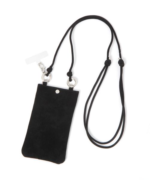 GLOBAL WORK スエード風2WAYスマホショルダー/592947 ブラック ウィメンズグッズ グローバルワーク 592947 and ST アンドエスティ(旧ドットエスティ) GLOBAL WORK スエード風2WAYスマホショルダー/592947 ブラック ウィメンズグッズ グローバルワーク 592947 and ST アンドエスティ(旧ドットエスティ)