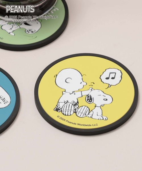 GLOBAL WORK PEANUTS/ラバーコースター/593180 イエロー ウィメンズグッズ グローバルワーク 593180 and ST アンドエスティ(旧ドットエスティ) GLOBAL WORK PEANUTS/ラバーコースター/593180 イエロー ウィメンズグッズ グローバルワーク 593180 and ST アンドエスティ(旧ドットエスティ)