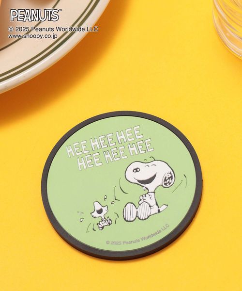 GLOBAL WORK PEANUTS/ラバーコースター/593180 グリーン ウィメンズグッズ グローバルワーク 593180 and ST アンドエスティ(旧ドットエスティ) GLOBAL WORK PEANUTS/ラバーコースター/593180 グリーン ウィメンズグッズ グローバルワーク 593180 and ST アンドエスティ(旧ドットエスティ)