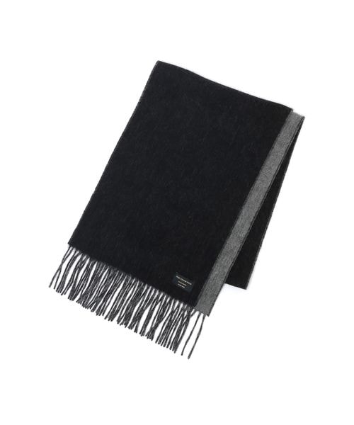 GLOBAL WORK ファインタッチリバーシブルマフラー/593191 ブラック メンズグッズ グローバルワーク 593191 and ST アンドエスティ(旧ドットエスティ) GLOBAL WORK ファインタッチリバーシブルマフラー/593191 ブラック メンズグッズ グローバルワーク 593191 and ST アンドエスティ(旧ドットエスティ)