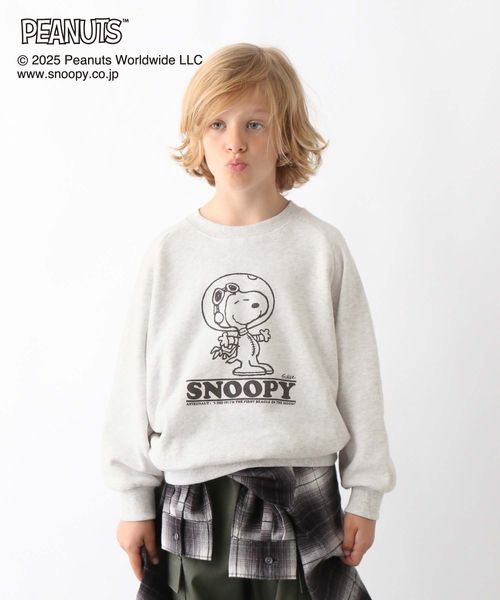 GLOBAL WORK PEANUTS/スウェット/キッズ/593417 グレー キッズ グローバルワーク 593417 and ST アンドエスティ(旧ドットエスティ) GLOBAL WORK PEANUTS/スウェット/キッズ/593417 グレー キッズ グローバルワーク 593417 and ST アンドエスティ(旧ドットエスティ)