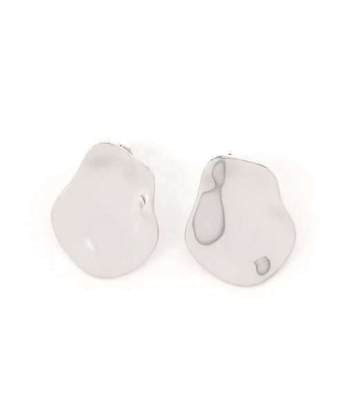GLOBAL WORK ステンレスBIGマメピアス/595399 ライトグレー ウィメンズグッズ グローバルワーク 595399 and ST アンドエスティ(旧ドットエスティ) GLOBAL WORK ステンレスBIGマメピアス/595399 ライトグレー ウィメンズグッズ グローバルワーク 595399 and ST アンドエスティ(旧ドットエスティ)