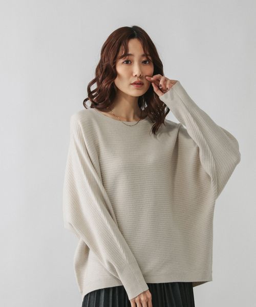 GLOBAL WORK フワフワHugmeドルマンプルオーバー/595406 ライトグレー M ウィメンズインナー グローバルワーク 595406 and ST アンドエスティ（旧ドットエスティ）