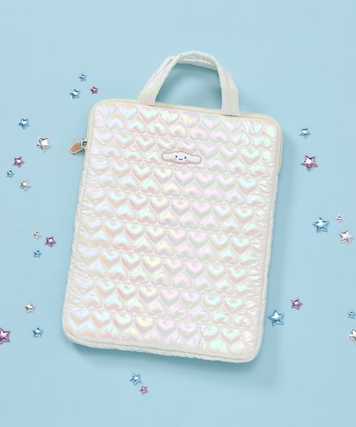 GLOBAL WORK 【シナモロール/ハンギョドン】キルトPCケース/キッズ/595500 オフホワイト キッズ グローバルワーク 595500 and ST アンドエスティ(旧ドットエスティ) GLOBAL WORK 【シナモロール/ハンギョドン】キルトPCケース/キッズ/595500 オフホワイト キッズ グローバルワーク 595500 and ST アンドエスティ(旧ドットエスティ)