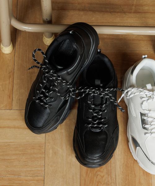 GLOBAL WORK 撥水厚底スニーカー/キッズ/595573 ブラック キッズ グローバルワーク 595573 and ST アンドエスティ(旧ドットエスティ) GLOBAL WORK 撥水厚底スニーカー/キッズ/595573 ブラック キッズ グローバルワーク 595573 and ST アンドエスティ(旧ドットエスティ)