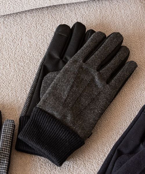 GLOBAL WORK スマホタッチコンビグローブ/598013 ブラウン L メンズグッズ グローバルワーク 598013 and ST アンドエスティ（旧ドットエスティ）