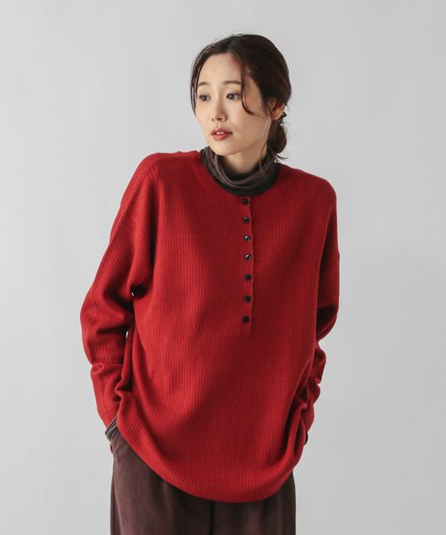 GLOBAL WORK フワフワHugme2WAY/一部店舗限定/598046 レッド M ウィメンズインナー グローバルワーク 598046 and ST アンドエスティ（旧ドットエスティ）