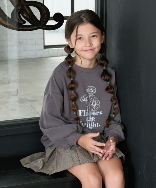 GLOBAL WORK 乾きやすいモチーフスウェット/キッズ/598204 シルバー キッズ グローバルワーク 598204 and ST アンドエスティ(旧ドットエスティ) GLOBAL WORK 乾きやすいモチーフスウェット/キッズ/598204 シルバー キッズ グローバルワーク 598204 and ST アンドエスティ(旧ドットエスティ)