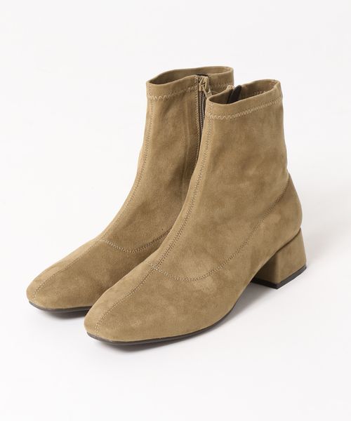 GLOBAL WORK らくっション撥水ストレッチローヒール/598275 ブラウン L ウィメンズグッズ グローバルワーク 598275 and ST アンドエスティ（旧ドットエスティ）