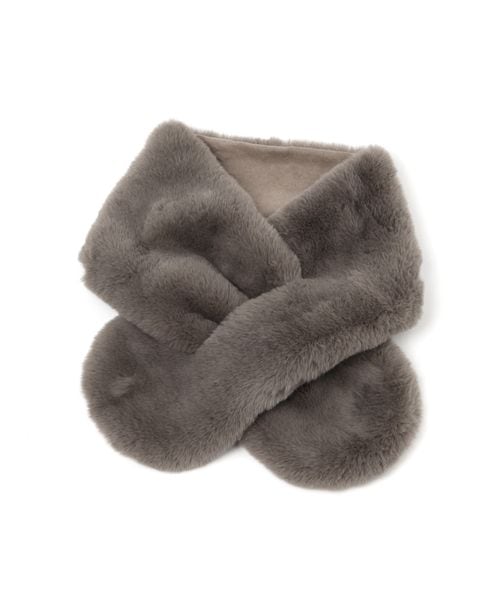 GLOBAL WORK 洗えるフェイクファーティペット/598299 チャコールグレー ウィメンズグッズ グローバルワーク 598299 and ST アンドエスティ(旧ドットエスティ) GLOBAL WORK 洗えるフェイクファーティペット/598299 チャコールグレー ウィメンズグッズ グローバルワーク 598299 and ST アンドエスティ(旧ドットエスティ)