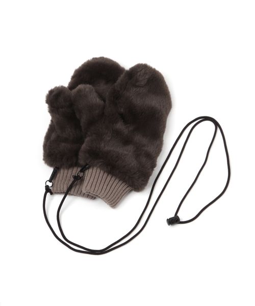 GLOBAL WORK 紐付き洗えるファーミトングローブ/598362 ブラウン ウィメンズグッズ グローバルワーク 598362 and ST アンドエスティ(旧ドットエスティ) GLOBAL WORK 紐付き洗えるファーミトングローブ/598362 ブラウン ウィメンズグッズ グローバルワーク 598362 and ST アンドエスティ(旧ドットエスティ)