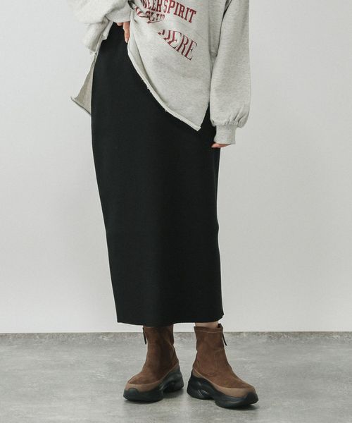 GLOBAL WORK アンチピリングなめらかIラインスカート/599561 ブラック M ウィメンズボトムス グローバルワーク 599561 and ST アンドエスティ(旧ドットエスティ) GLOBAL WORK アンチピリングなめらかIラインスカート/599561 ブラック M ウィメンズボトムス グローバルワーク 599561 and ST アンドエスティ(旧ドットエスティ)