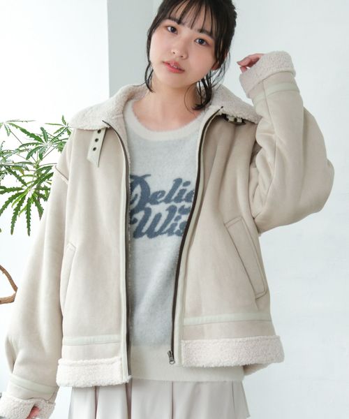 GLOBAL WORK デザインシャギーニット/AND YUA ANY/599709 オフホワイト FREE キッズ グローバルワーク 599709 and ST アンドエスティ（旧ドットエスティ）