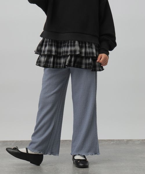 GLOBAL WORK 裾メローイージーパンツ/キッズ/599738 ライトブルー キッズ グローバルワーク 599738 and ST アンドエスティ(旧ドットエスティ) GLOBAL WORK 裾メローイージーパンツ/キッズ/599738 ライトブルー キッズ グローバルワーク 599738 and ST アンドエスティ(旧ドットエスティ)