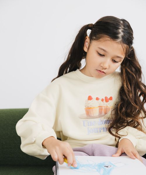 GLOBAL WORK あったか乾きやすいワイドスウェット/キッズ/599756 オフホワイト キッズ グローバルワーク 599756 and ST アンドエスティ(旧ドットエスティ) GLOBAL WORK あったか乾きやすいワイドスウェット/キッズ/599756 オフホワイト キッズ グローバルワーク 599756 and ST アンドエスティ(旧ドットエスティ)