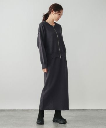 クルーZIPカーディガン＊スカートセット/601262 | [公式]グローバル