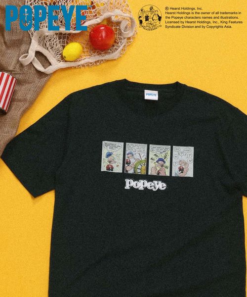 GLOBAL WORK POPEYE(TM)/Tシャツ/一部店舗限定/601557 グリーン L メンズインナー グローバルワーク 601557 and ST アンドエスティ(旧ドットエスティ) GLOBAL WORK POPEYE(TM)/Tシャツ/一部店舗限定/601557 グリーン L メンズインナー グローバルワーク 601557 and ST アンドエスティ(旧ドットエスティ)