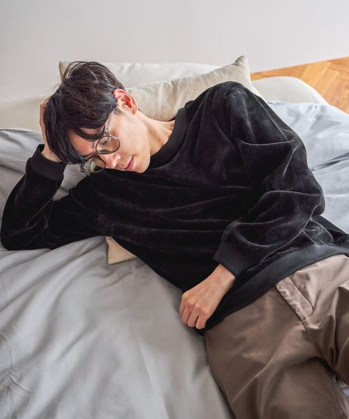 GLOBAL WORK コールモール/クリーンスウェット/601652 ブラック M メンズインナー グローバルワーク 601652 and ST アンドエスティ(旧ドットエスティ) GLOBAL WORK コールモール/クリーンスウェット/601652 ブラック M メンズインナー グローバルワーク 601652 and ST アンドエスティ(旧ドットエスティ)