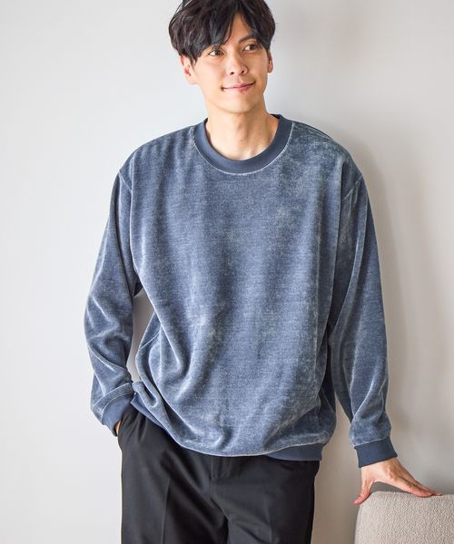 GLOBAL WORK コールモール/クリーンスウェット/601652 ブルー M メンズインナー グローバルワーク 601652 and ST アンドエスティ(旧ドットエスティ) GLOBAL WORK コールモール/クリーンスウェット/601652 ブルー M メンズインナー グローバルワーク 601652 and ST アンドエスティ(旧ドットエスティ)