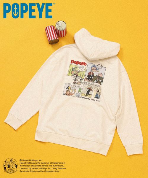 GLOBAL WORK POPEYE(TM)/フーディー/一部店舗限定/601725 オフホワイト L メンズインナー グローバルワーク 601725 and ST アンドエスティ(旧ドットエスティ) GLOBAL WORK POPEYE(TM)/フーディー/一部店舗限定/601725 オフホワイト L メンズインナー グローバルワーク 601725 and ST アンドエスティ(旧ドットエスティ)