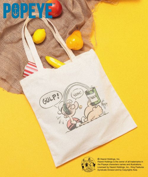 GLOBAL WORK POPEYE(TM)/トートバッグ/一部店舗限定/601874 オフホワイト メンズグッズ グローバルワーク 601874 and ST アンドエスティ(旧ドットエスティ) GLOBAL WORK POPEYE(TM)/トートバッグ/一部店舗限定/601874 オフホワイト メンズグッズ グローバルワーク 601874 and ST アンドエスティ(旧ドットエスティ)