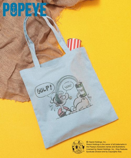 GLOBAL WORK POPEYE(TM)/トートバッグ/一部店舗限定/601874 ライトブルー メンズグッズ グローバルワーク 601874 and ST アンドエスティ(旧ドットエスティ) GLOBAL WORK POPEYE(TM)/トートバッグ/一部店舗限定/601874 ライトブルー メンズグッズ グローバルワーク 601874 and ST アンドエスティ(旧ドットエスティ)