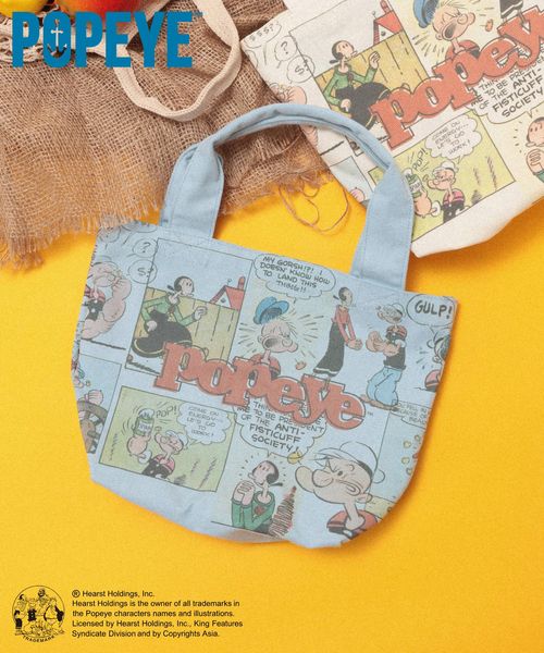 GLOBAL WORK POPEYE(TM)/ランチバッグ/一部店舗限定/601875 ライトブルー メンズグッズ グローバルワーク 601875 and ST アンドエスティ(旧ドットエスティ) GLOBAL WORK POPEYE(TM)/ランチバッグ/一部店舗限定/601875 ライトブルー メンズグッズ グローバルワーク 601875 and ST アンドエスティ(旧ドットエスティ)