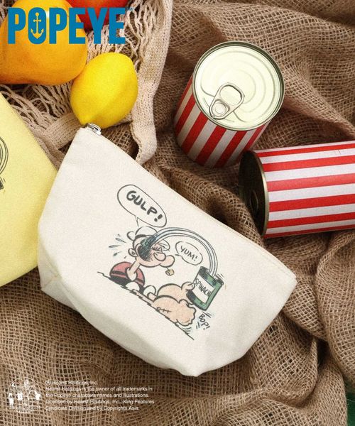 GLOBAL WORK POPEYE(TM)/ミニポーチ/一部店舗限定/601876 オフホワイト メンズグッズ グローバルワーク 601876 and ST アンドエスティ(旧ドットエスティ) GLOBAL WORK POPEYE(TM)/ミニポーチ/一部店舗限定/601876 オフホワイト メンズグッズ グローバルワーク 601876 and ST アンドエスティ(旧ドットエスティ)