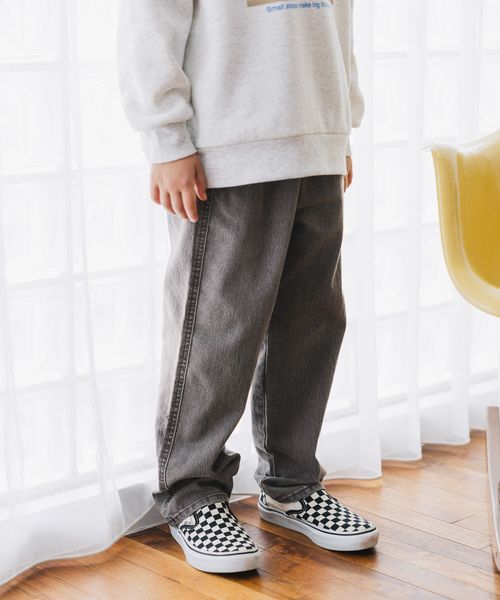 GLOBAL WORK スゴラクストレッチデニムパンツ/キッズ/603685 ライトグレー キッズ グローバルワーク 603685 and ST アンドエスティ(旧ドットエスティ) GLOBAL WORK スゴラクストレッチデニムパンツ/キッズ/603685 ライトグレー キッズ グローバルワーク 603685 and ST アンドエスティ(旧ドットエスティ)