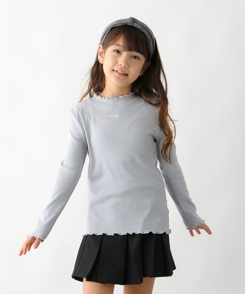 GLOBAL WORK 温度調節テレコメロー長袖/キッズ/603695 ライトブルー キッズ グローバルワーク 603695 and ST アンドエスティ(旧ドットエスティ) GLOBAL WORK 温度調節テレコメロー長袖/キッズ/603695 ライトブルー キッズ グローバルワーク 603695 and ST アンドエスティ(旧ドットエスティ)