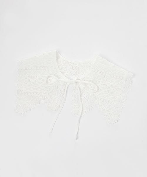 GLOBAL WORK レース付け襟/603974 オフホワイト ウィメンズグッズ グローバルワーク 603974 and ST アンドエスティ(旧ドットエスティ) GLOBAL WORK レース付け襟/603974 オフホワイト ウィメンズグッズ グローバルワーク 603974 and ST アンドエスティ(旧ドットエスティ)