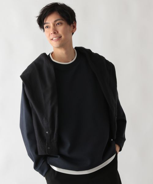 GLOBAL WORK ライトクッションレイヤー/ライト/604178 ネイビー S メンズインナー グローバルワーク 604178 and ST アンドエスティ（旧ドットエスティ）