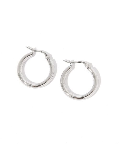 GLOBAL WORK ステンレスSフープピアス/605956 ライトグレー ウィメンズグッズ グローバルワーク 605956 and ST アンドエスティ(旧ドットエスティ) GLOBAL WORK ステンレスSフープピアス/605956 ライトグレー ウィメンズグッズ グローバルワーク 605956 and ST アンドエスティ(旧ドットエスティ)