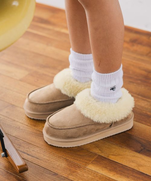 GLOBAL WORK 撥水ムートンブーツ/キッズ/606706 ライトベージュ キッズ グローバルワーク 606706 and ST アンドエスティ（旧ドットエスティ）