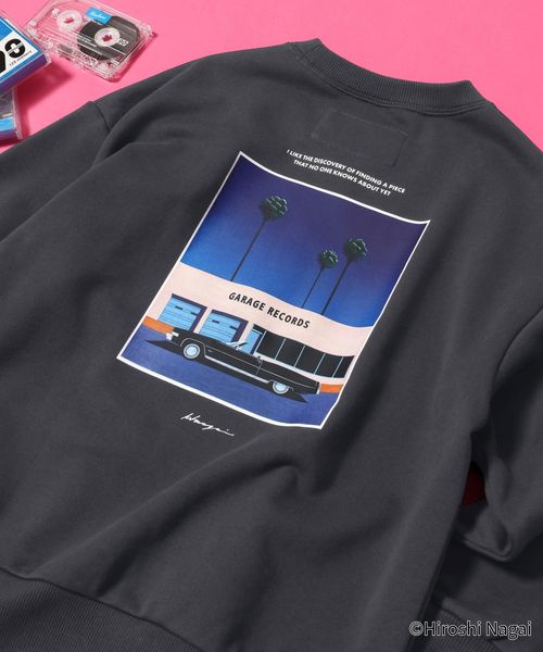 GLOBAL WORK 永井博コラボ/スウェットプルオーバー/キッズ/606736 シルバー キッズ グローバルワーク 606736 and ST アンドエスティ（旧ドットエスティ）