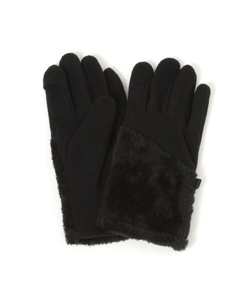 GLOBAL WORK フリースボアグローブ/606780 ブラック メンズグッズ グローバルワーク 606780 and ST アンドエスティ(旧ドットエスティ) GLOBAL WORK フリースボアグローブ/606780 ブラック メンズグッズ グローバルワーク 606780 and ST アンドエスティ(旧ドットエスティ)