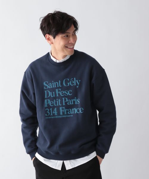 GLOBAL WORK グラフィックスウェットプルオーバー/611146 ネイビー L メンズインナー グローバルワーク 611146 and ST アンドエスティ(旧ドットエスティ) GLOBAL WORK グラフィックスウェットプルオーバー/611146 ネイビー L メンズインナー グローバルワーク 611146 and ST アンドエスティ(旧ドットエスティ)