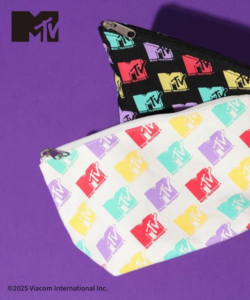 GLOBAL WORK MTVコラボ/ミニポーチ/一部店舗限定/612944 オフホワイト メンズグッズ グローバルワーク 612944 and ST アンドエスティ（旧ドットエスティ）