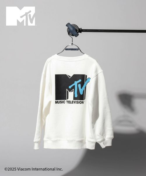 GLOBAL WORK MTVコラボ/スウェット/キッズ/一部店舗限定/612947 オフホワイト M キッズ グローバルワーク 612947 and ST アンドエスティ（旧ドットエスティ）