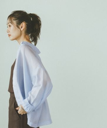 シルキータッチシアークロップドシャツ/636682 | [公式]グローバル