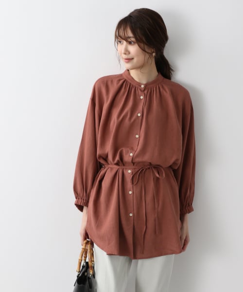 フレンチリネン混バンドシャツ アウトレット価格 公式 グローバルワーク Global Work 通販 フレンチリネン混バンドシャツ アウトレット価格 公式 グローバルワーク Global Work 通販