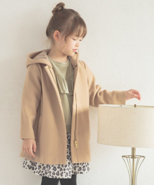 キッズ 軽やかストレッチ2wayロングコート アウトレット価格 公式 グローバルワーク Global Work 通販